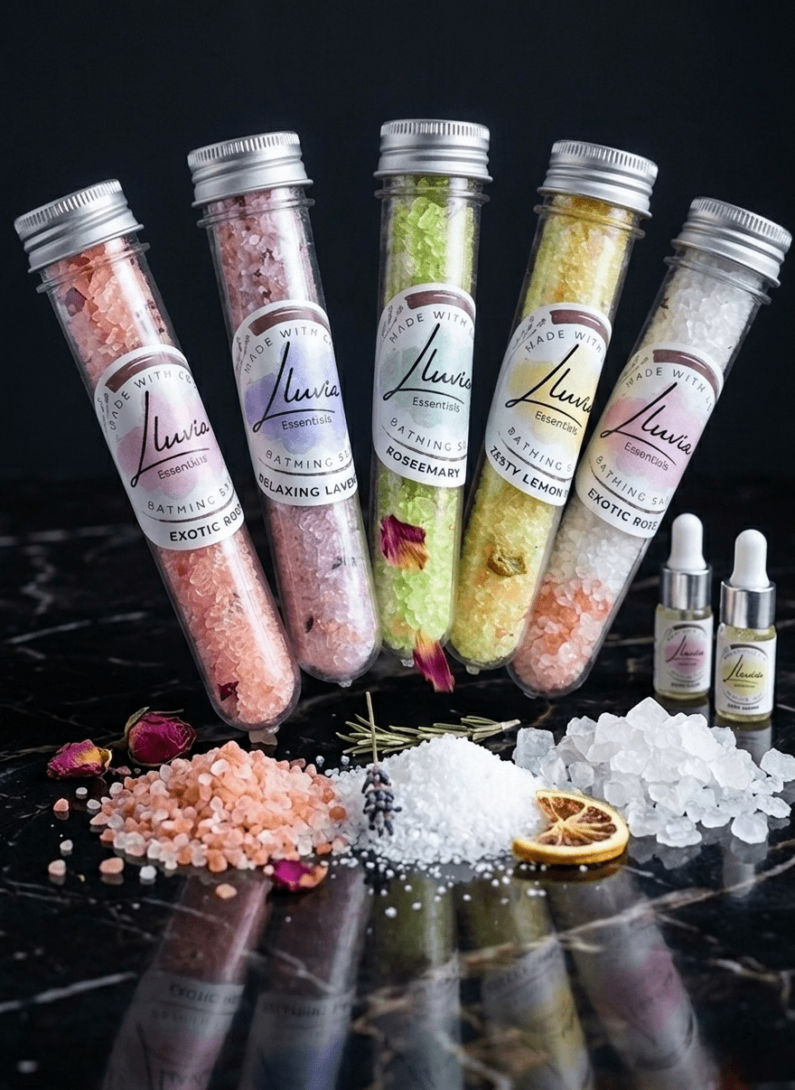 Bathing Salt Travel Pack - Artisanal Soaps and Salts