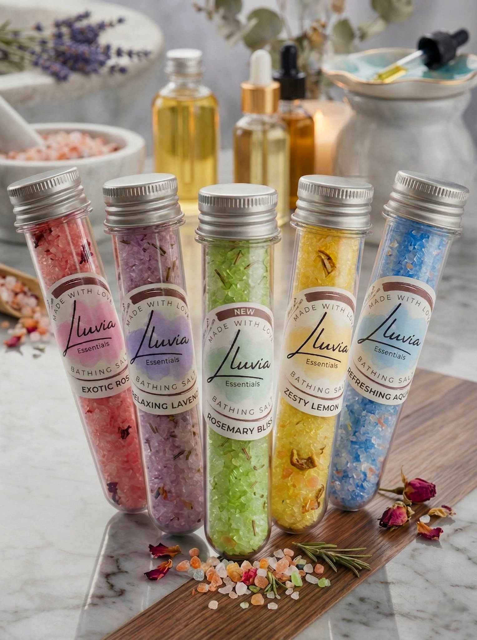 Bathing Salt Travel Pack - Artisanal Soaps and Salts
