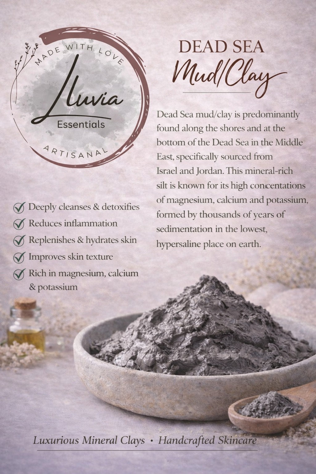 Dead Sea Mud Soap - Artisanal Soaps and Salts