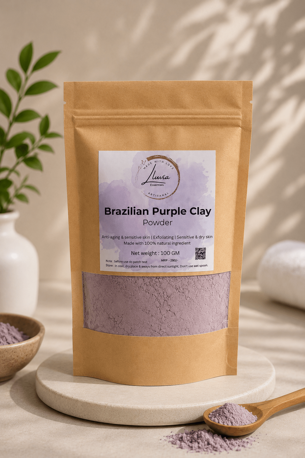 Face Pack - Brazilian Purple Clay - Skin care masks