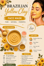 Face Pack - Brazilian Yellow Clay - Skin care masks