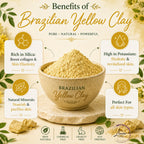 Face Pack - Brazilian Yellow Clay - Skin care masks