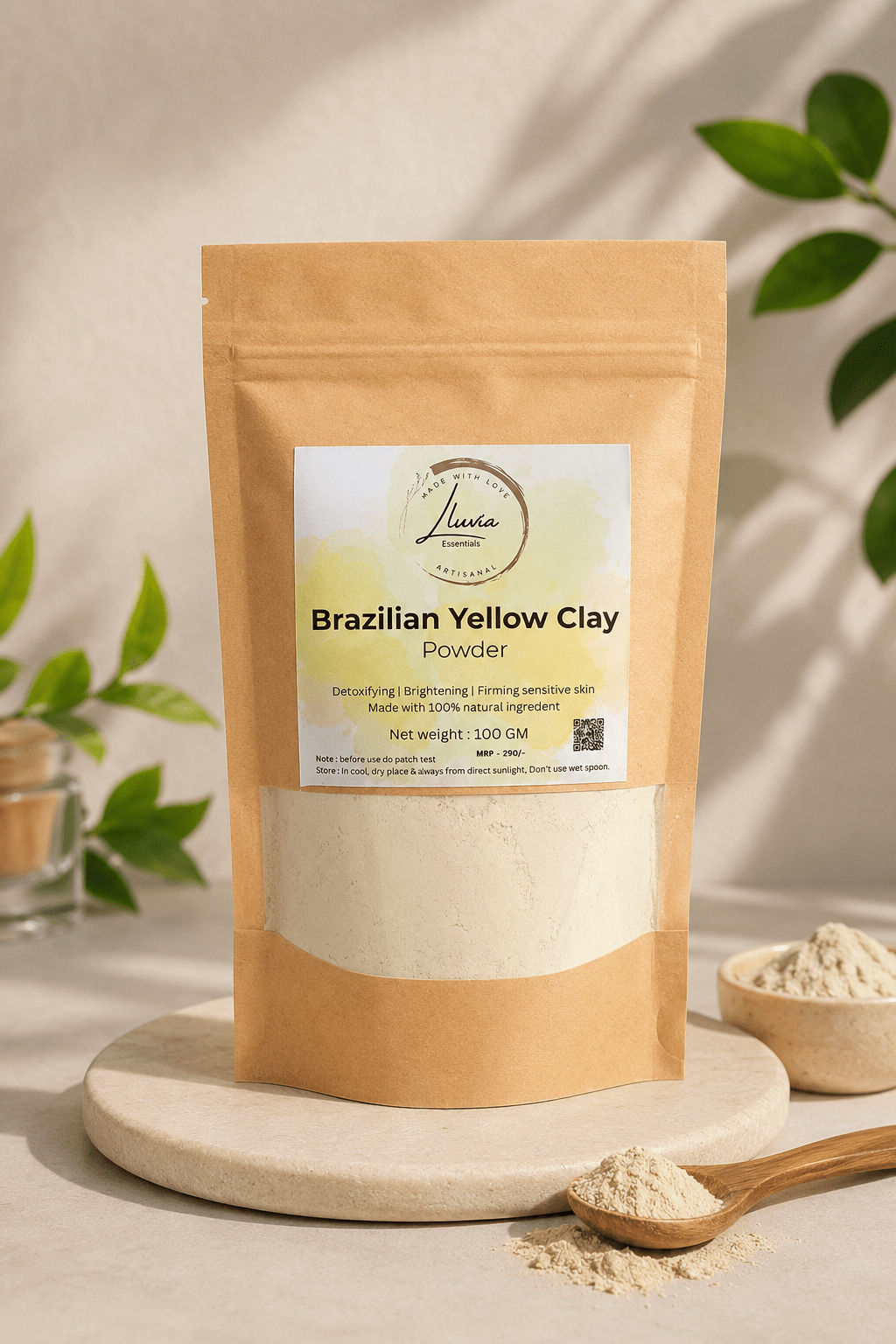 Face Pack - Brazilian Yellow Clay - Skin care masks