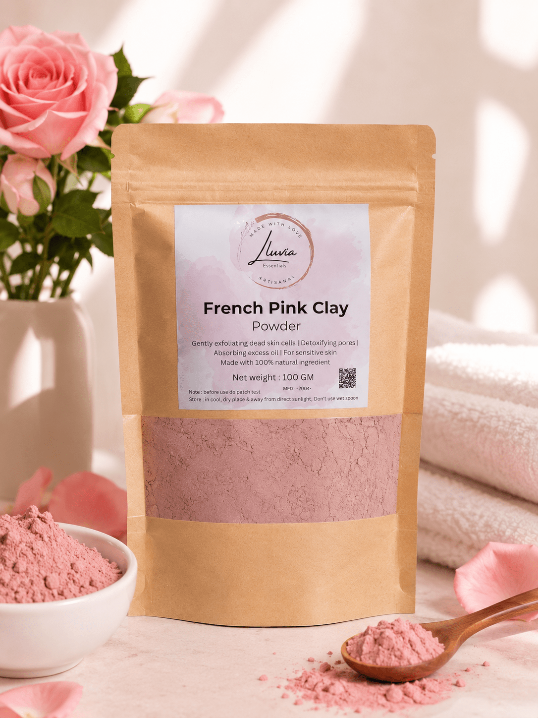Face Pack - French Pink Clay - Skin care masks