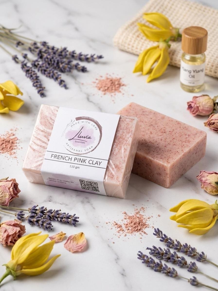 French Pink Clay Soap - 