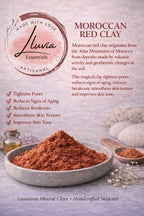 Moroccan Red Clay Soap - Artisanal Soaps and Salts