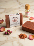 Moroccan Red Clay Soap - Artisanal Soaps and Salts